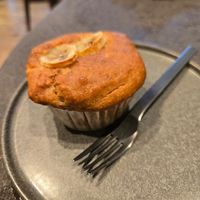 Banana muffin at Cafe Tarot - カフェタロ in Tokyo