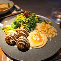 Falafel plate at Cafe Tarot - カフェタロ in Tokyo