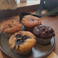 Warm muffins at Cafe Tarot - カフェタロ in Tokyo