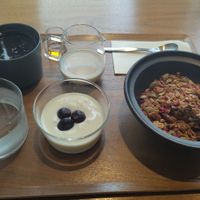 Granola and coffee at Cafe Tarot - カフェタロ in Tokyo