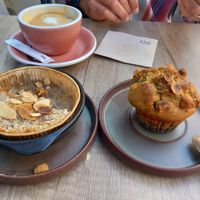 We got excited and ate half of the crumble before I took this picture, sorry! at Selma Alabama in Bayeux