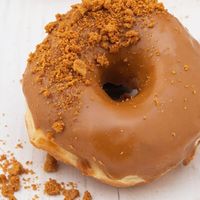 Vegan Caramel Biscoff at Offbeat Donut Co in Cork