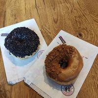 Biscoff and cookie donuts at Offbeat Donut Co in Cork