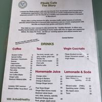 Menu   at Pikala Cafe in Marrakech