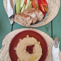 Hummus   at Pikala Cafe in Marrakech