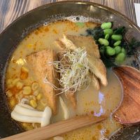 The broth was quiet nice and tofu very tasty.   at Momotoko  in Tallinn