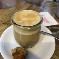 Cappuccino with oat milk  at Café Buur in Cologne