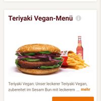 Menu at Burgerme in Karlsruhe