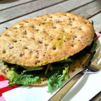 Avocado sandwich at Isabella Pâtisserie in Munich