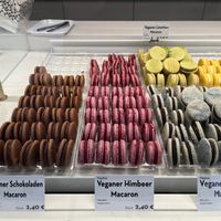 Vegan macarons selection   at Isabella Pâtisserie in Munich