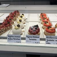 Vegan cakes  at Isabella Pâtisserie in Munich