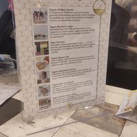 Vegan menu with selected products at Isabella Pâtisserie in Munich
