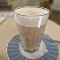 Oat latte at Isabella Pâtisserie in Munich