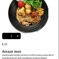 Ingredients for the second ramen    at RAMEN-ISM in Amsterdam