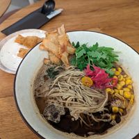 Soup based ramen at RAMEN-ISM in Amsterdam