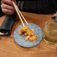 Tempura Shrimp at RAMEN-ISM in Amsterdam