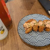 Vegan shrimp at RAMEN-ISM in Amsterdam