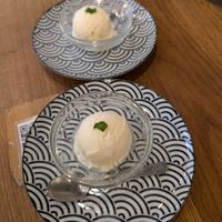 Tofu ice cream at RAMEN-ISM in Amsterdam