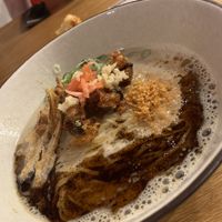 White broth ramen  at RAMEN-ISM in Amsterdam