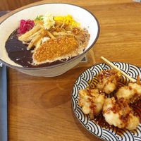 Katsu miso ramen and tempura cauliflower at RAMEN-ISM & Impossible in Amsterdam