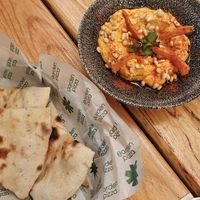 Hummus (you need to request it vegan if not has yoghurt) at Garden Pizza Terrassa in Terrassa