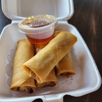 Spring rolls at Thai Lotus in Cary