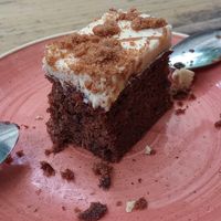Vegan sticky toffee cake at The Nectar House in Bristol