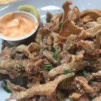 Oyster Mushroom Calamari (V/GF)   at Butcher's Daughter in West Hollywood