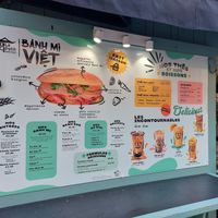 Menu at BÁNH MÌ VIÊT in Rennes