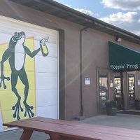 Exterior seating at Hoppin' Frog Brewery in Akron