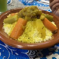 couscous   at Chez Rachid in Fes