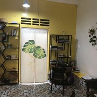 pleasant interior   at Genkan Vegan Cafe in Dong Hoi