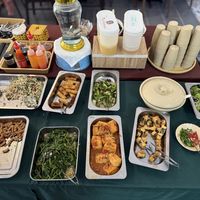 Part of the buffet   at Genkan Vegan Cafe in Dong Hoi