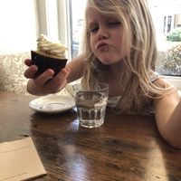 Vanilla cupcake with vanilla icing, what’s not to love?!  at Tori's Bakeshop - The Beach in Toronto