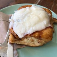 Cinnamon bun  at Tori's Bakeshop - The Beach in Toronto