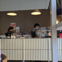 Counter at Fika Ladencafé in Munich