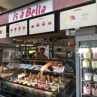 Seen from inside market   at Is a Bella - Torvehallerne  in Copenhagen