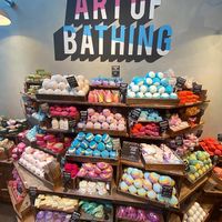 Bath bombs  at LUSH - White City in West London