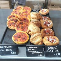 Display of bakery products #Veganuary at The Sanctuary in Berlin