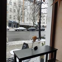 View from inside to the street at The Sanctuary in Berlin