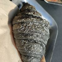 Black sesame and rasperry cream at The Sanctuary in Berlin