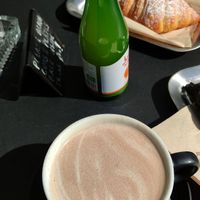 Hot chocolate with almond milk at The Sanctuary in Berlin