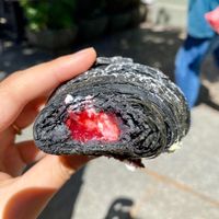 White choc & raspberry cornetto at The Sanctuary in Berlin