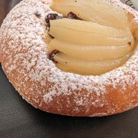 Pear and gianduja brioche at The Sanctuary in Berlin