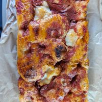 Margarita focaccia at The Sanctuary in Berlin