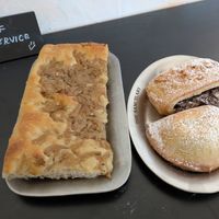 Focaccia (left) was even better than the ones I had in Italy at The Sanctuary in Berlin