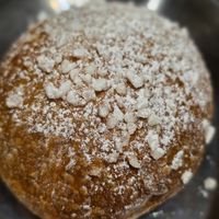 Italian brioche filled with coffee cream at The Sanctuary in Berlin