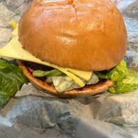 The love burger  at LEON in Dartford