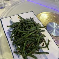 Green beans  at Bodhi Village in Flushing