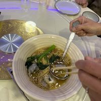 Wonton soup  at Bodhi Village in Flushing